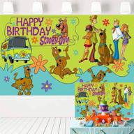 🎉 scooby doo birthday party supplies theme background photography for kids - 5x3ft boys girls birthday party decorations banner photo booth props lf-341 logo