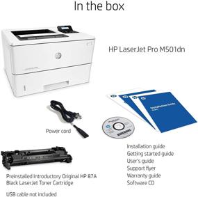 img 1 attached to HP Laserjet Pro M501dn (J8H61A): Высокопроизводительный лазерный принтер с расширенными возможностями.