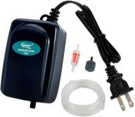 🐠 hygger 50gph small aquarium air pump with accessories - oxygen pump for 1-35 gallon tanks, air stone, check valve, air tube logo