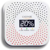 cazoner natural gas detector and propane alarm: an advanced home gas 🔥 alarm for kitchen, camper, or rv with lcd display and dual usb power logo