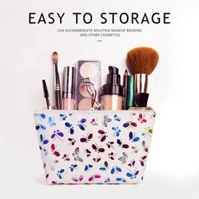 img 3 attached to 🦋 Travel Cosmetic Organizer Butterfly Makeup