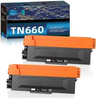 compatible toner cartridge replacement for brother tn660 tn630 - go-to-by (2 pack, black) - works with hl-l2380dw hl-l2320d hl-l2300d hl-l2340dw mfc-l2740dw dcp-l2540dw printer logo