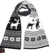 ❄️ snowflake christmas scarves for men and women logo
