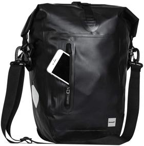 img 2 attached to Rhinowalk Waterproof Bike Pannier Bag: Ultimate Cycling Accessory for Cargo Rack, Laptop & More