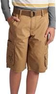 stylish and practical: dungarees belted wyoming cargo short for boys' clothing logo