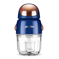 🍏 plodon mini food processor: compact electric chopper for convenient baby food, fruit diet, nutrition drinks – hay-809 blue 300ml логотип