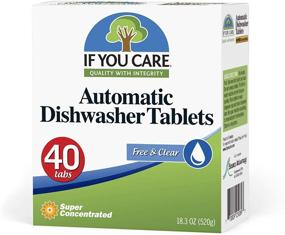 img 2 attached to 🌱 If You Care 40 Count Dishwasher Tablets – Powerful, Plant-Based, Concentrated, Biodegradable, Natural Dish Cleaner Detergent, Dishwashing Soap Tabs