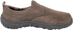 img 2 attached to Clarks Slipper Suede Leather SAB30194A Men's Shoes