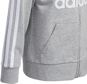 img 2 attached to 👕 Французская куртка с капюшоном для мальчиков от Adidas.