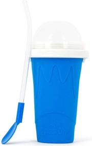 img 4 attached to Quick-Freeze Slushie Maker Cup - TIK TOK Magic Cooling Cup for Frozen Smoothies, Double-Layer Squeeze Cup Slushy Maker, Homemade Milk Shake Ice Cream Maker DIY - Ideal for Children and Family