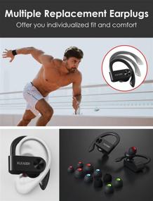 img 1 attached to XLeader Sport3 Pro: Водонепроницаемые HiFi Bluetooth наушники со временем работы 48 часов - Идеально подходят для бега, тренировок и фитнеса.