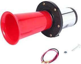 img 1 attached to 🚗 Anauto Vintage 12V Ahooga Horn in Red - Antique Style Klaxon Horn Siren for Auto Car Truck Boat - Universal AHH-OOO-GAH AHOOGA OOGA