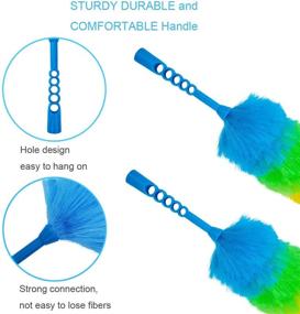img 1 attached to Upgrade 2 Pack Tockrop 19” Static Duster - Washable & Bendable, More Fibers, Bigger Head, Minimal Fiber Loss