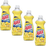🔆 efficient cleaning power: ajax super degreaser dish liquid, lemon, 12.6 fl oz (4-pack) logo