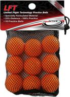 🏌️ enhance your golf skills with lft limited flight technology practice golf balls (18 orange soft balls) logo