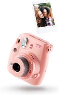 instax mini 9 clear camera with 10 shots logo