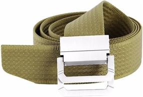 img 3 attached to Tactical D Ring Webbing Military Men's Accessories for Belts - Enhance Your Squaregarden Style