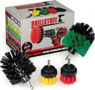 🧽 ultimate cleaning combo: power scrubbing brush set for drill - ideal for shower, concrete, kitchen & bbq grill logo