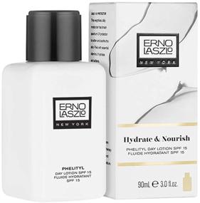 img 3 attached to 💧 Erno Laszlo Успокаивающий питательный дневной лосьон Phelityl с SPF 15, 3 жид. унц.