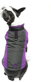 img 1 attached to Gooby - Small Dog Trekking Fleece-Lined Jacket with Water-Resistant Shell and Leash Ring