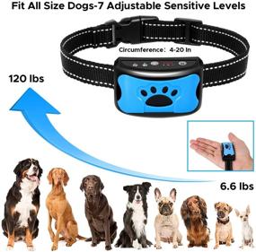 img 1 attached to 🐶 BATVOX Bark Collar 2 Pack: 2020 Upgraded Rechargeable No Harm Dog Barking Collar for Small Medium Large Dogs - Vibration, Sound, No Shock