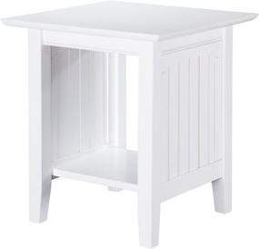 img 3 attached to Atlantic Furniture Nantucket Table White