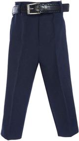 img 1 attached to 👖 Avery Hill Boys' Clothing: Front Dress Pants for a Stylish Look