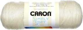 img 1 attached to 🧶 Мягкая и универсальная белая пряжа Caron Simply Soft Yarn Solids (3 шт.) H97003-9702