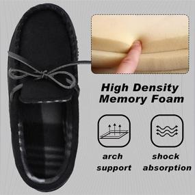 img 3 attached to NCCB Moccasin Slippers: Non-Slip Outdoor Boys' Shoes for Comfy Slippers