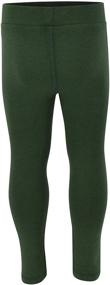 img 2 attached to Stylish Baby Girls' St Patrick's Day Leggings with Gold Clover Accent