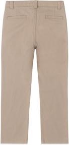 img 2 attached to 👖 Chaps School Uniform Chino Burnished Pants - Stylish Boys' Clothing!