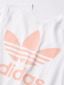 img 1 attached to Adidas Originals Trefoil Girls' Medium Active Clothing in White