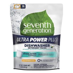 img 4 attached to 🍽️ Seventh Generation Auto Dish PWR PAC, 18PC, Multi, Ultra Power Plus, 18 Count