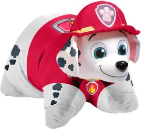 img 4 attached to 🐶 Pillow Pets Nickelodeon Paw Patrol Marshall Dalmatian Plush Toy - 16" Stuffed Animal for Kids