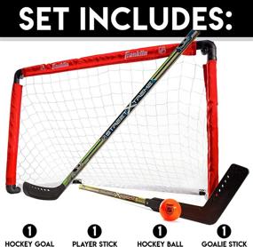 img 3 attached to Franklin Sports Hockey Goal Stick