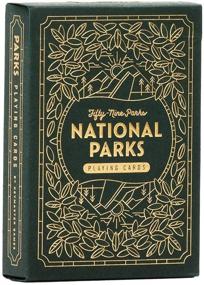 img 1 attached to 🌲 Parks Playing Cards: Green Deck with 12 National Park Illustrations on Premium USPCC Cards - Explore the Beauty in Every Hand!