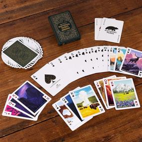 img 3 attached to 🌲 Parks Playing Cards: Green Deck with 12 National Park Illustrations on Premium USPCC Cards - Explore the Beauty in Every Hand!