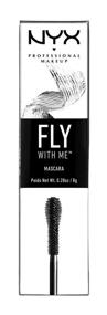 img 1 attached to Тушь для ресниц NYX Professional Makeup Fly with Me в оттенке Jet Black - 0,28 унции