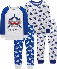 img 4 attached to 👶 Children's Sleepwear Boys' Pajamas Christmas Clothing