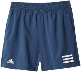 img 1 attached to Adidas Unisex Child 3 Stripes Shorts X Large