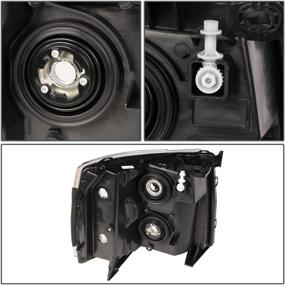 img 1 attached to 🚗 Фары с крышкой из дымчатого стекла DNA Motoring для Silverado 07-13 - HL-OH-CSIL07-SM-CL1