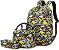 dazzling lightweight dinosaur backpacks - perfect for books, colors, and kids! logo