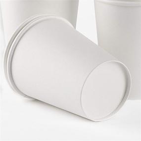 img 3 attached to TashiBox Thick Espresso Cups 4oz-200, White - Ideal for Travel