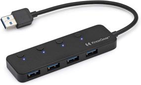 img 4 attached to 🔌 Expand Your USB Capabilities with the Knox Gear 4-Port USB 3.0 Hub+