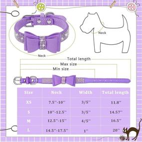 img 3 attached to Pieces Collar Adjustable Rhinestone Collars