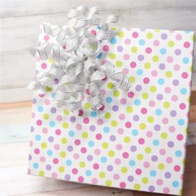 img 3 attached to CT CRAFT LLC Burst Bow Gift Wrap - Large Gift Wrapping Bow - Self-Adhesive Gift Bow - Accessory - Silver - Gift Wrapping - 4 Inches Wide (6 Count)