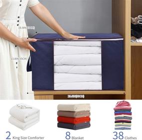 img 3 attached to Storage Bag Capacity Organizer Comforter Storage & Organization in Clothing & Closet Storage