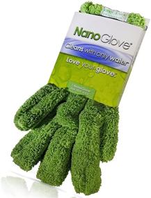 img 4 attached to 🧤 Nano Glove - Green Kitchen Cleaning Hand Glove for Household Use, Replacing Paper Towels and Microfiber Cloths, Ideal for All Surface Cleaning including Windows and Stainless Steel Dusting (Small)