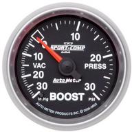 auto meter 3603 sport comp mechanical logo