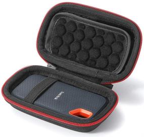 img 4 attached to Rugged Case for SanDisk Extreme Portable SSD SDSSDE60 (250GB/500GB/1TB/2TB) - Protective Carrying Storage Bag, Compatible with SanDisk Extreme PRO SSD